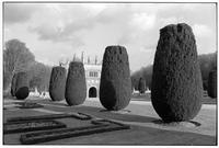 Gatehouse & garden, Lanhydrock House, Cornwall, England, 1990